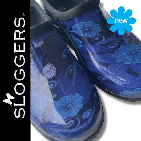 NWOT 🦋 Blue floral SLOGGERS | Size: 7 - Picture 9 of 16